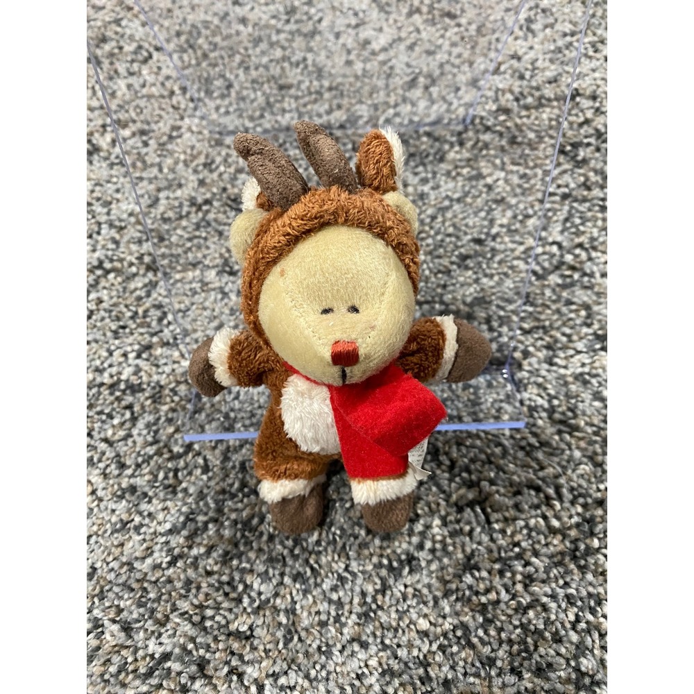 Starbucks Coffee Bearista Bear Plush 2003 Rudolph Reindeer Costume 27th Edition
